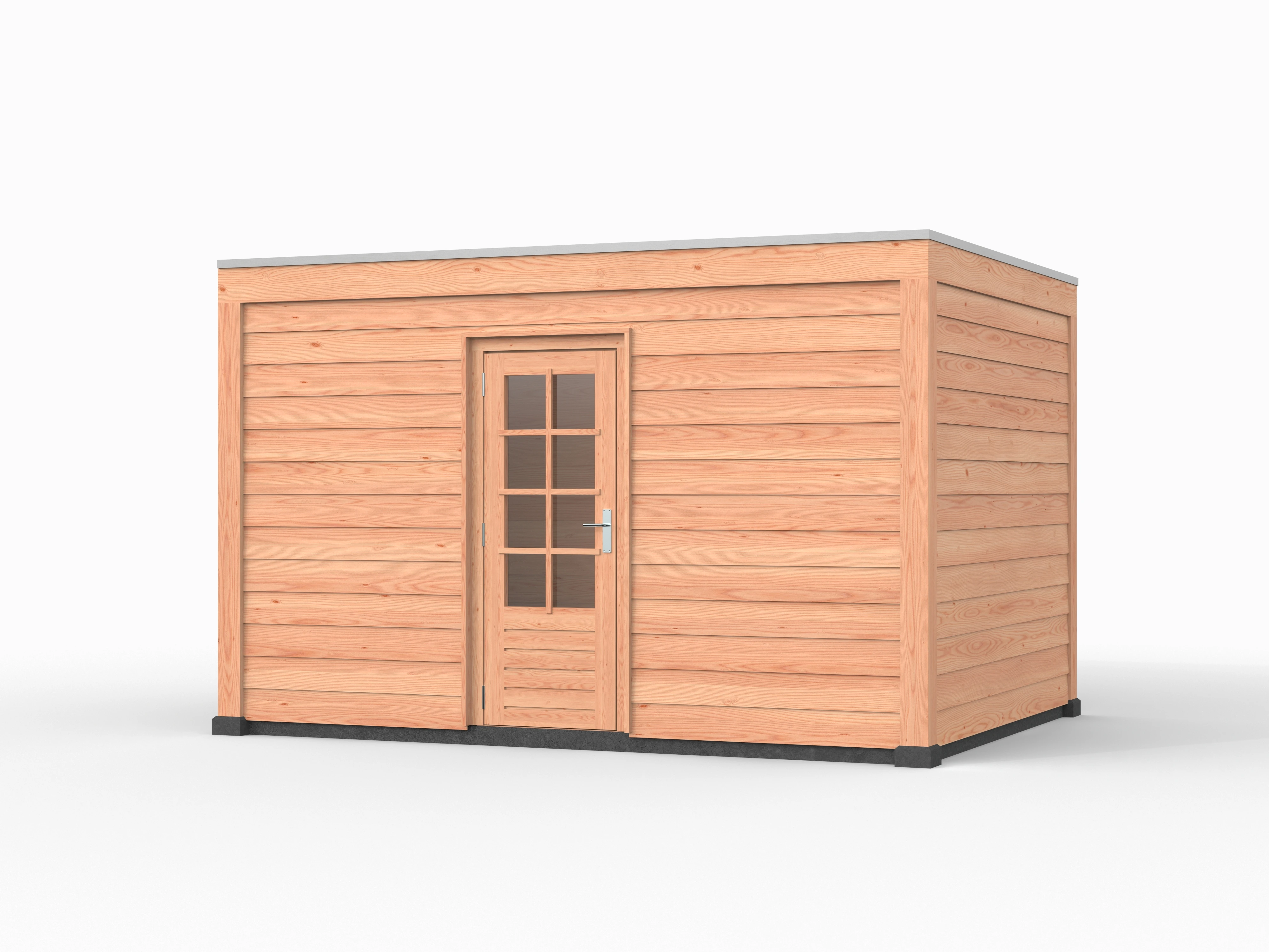 Douglas overkapping, 400 x 300, met schuur, Westwood Elegant - Afbeelding 1
